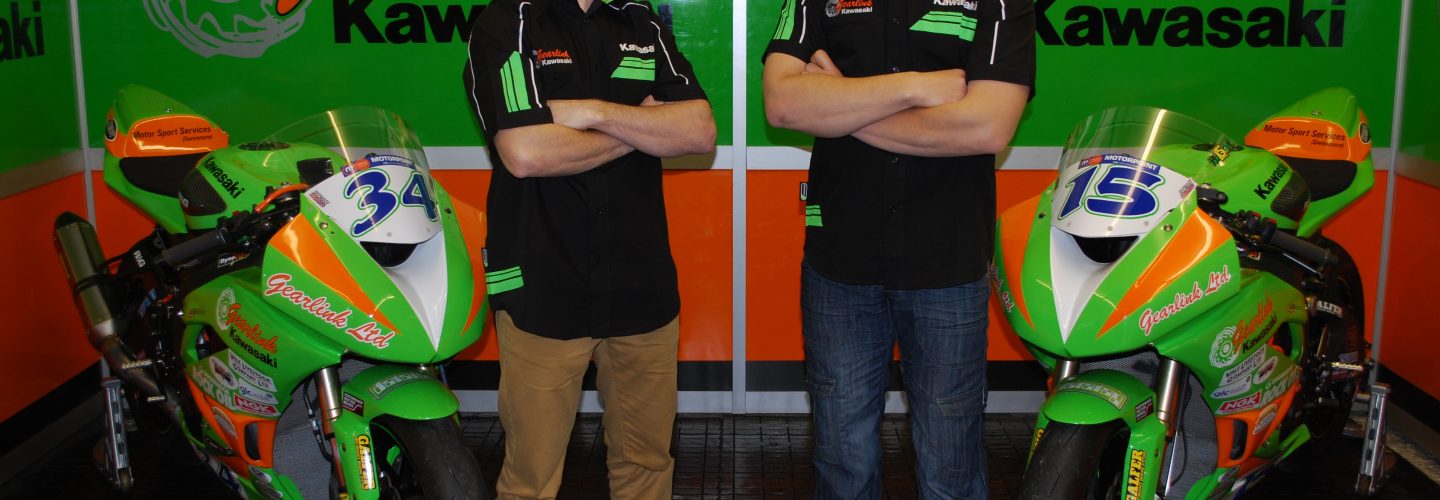 Chequered Flag For Gearlink Kawasaki