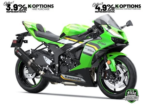 Ninja ZX-4RR and Ninja ZX-6R now available with 3.9% HP and 4.9