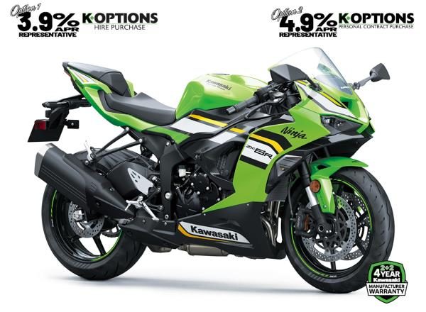 Ninja ZX-4RR and Ninja ZX-6R now available with 3.9% HP and 4.9
