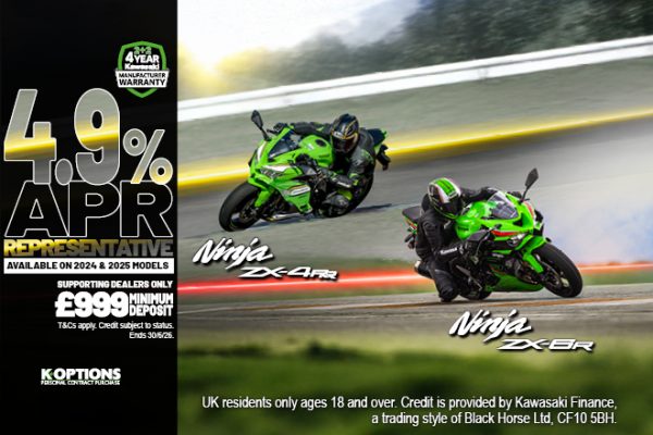 2025MY Ninja ZX-6R now available with 0% APR HP