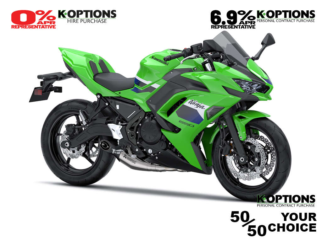 2026 Ninja 650 Akrapovic Performance